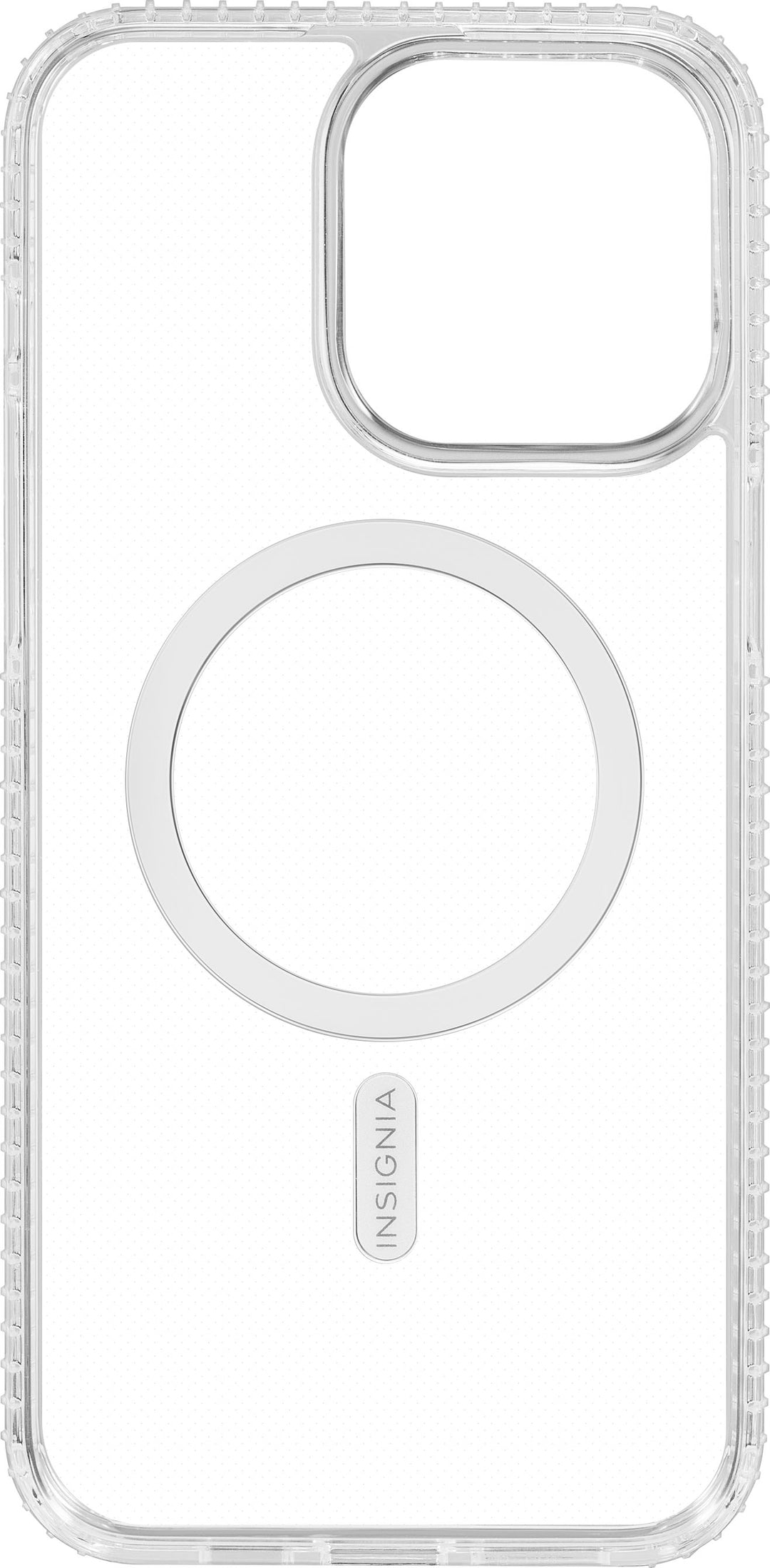 Insignia™ - Hard-Shell Case with MagSafe for iPhone 15 Pro Max - Clear_2