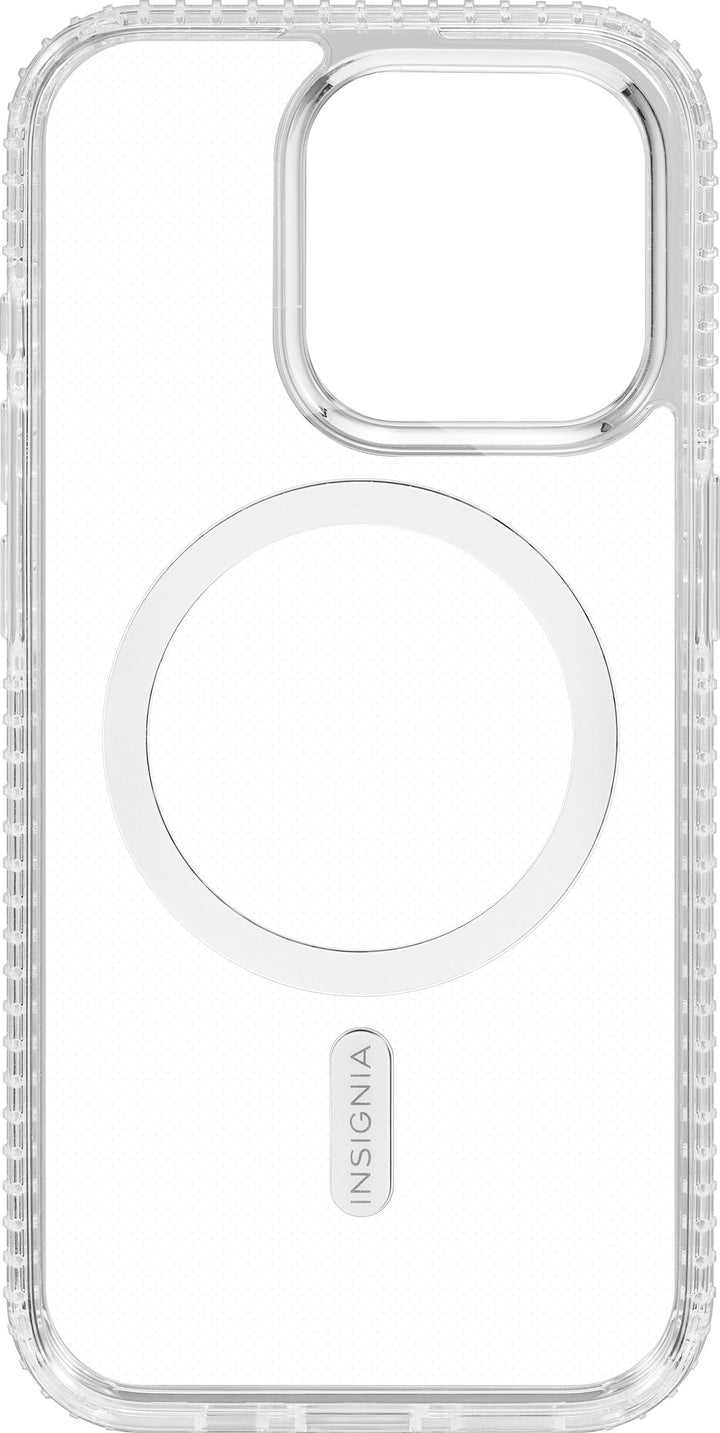 Insignia™ - Hard-Shell Case with MagSafe for iPhone 15 Pro - Clear_2