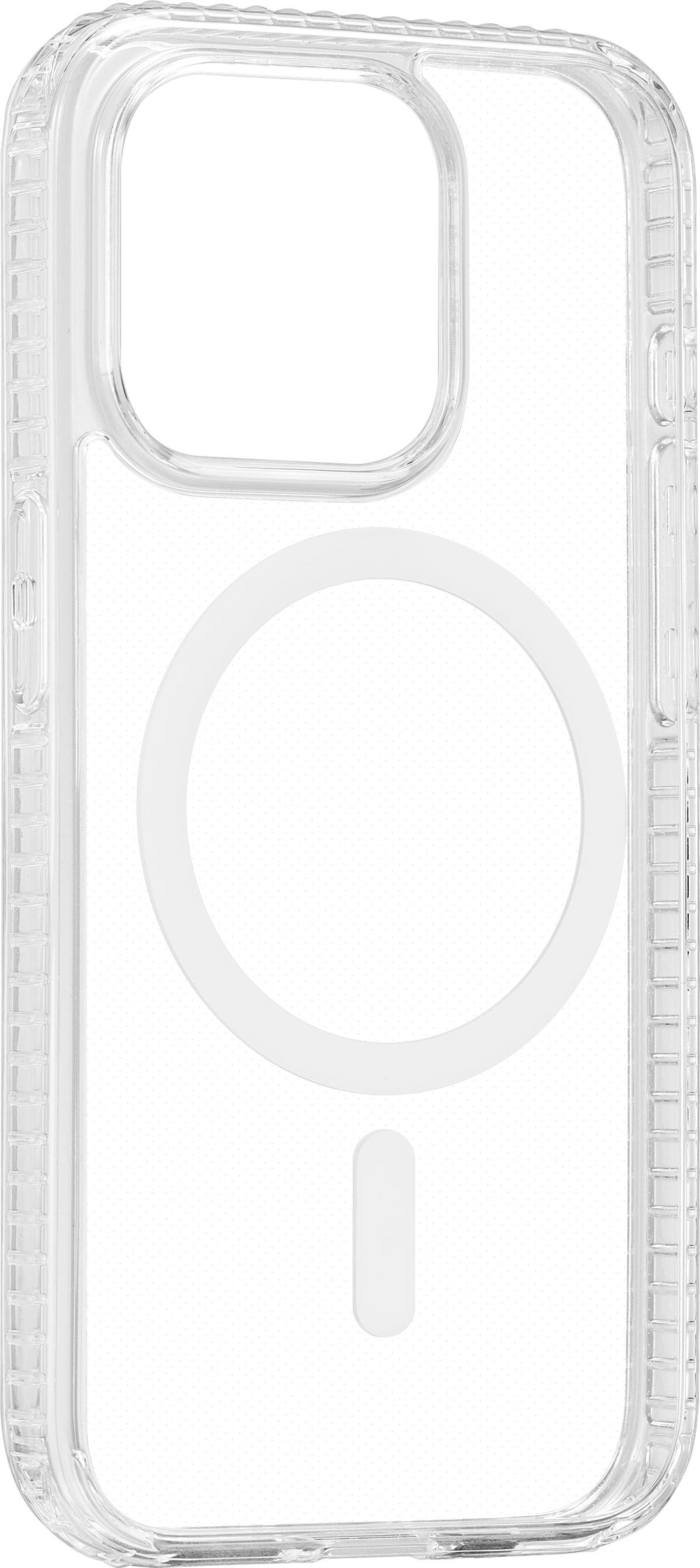 Insignia™ - Hard-Shell Case with MagSafe for iPhone 15 Pro - Clear_1