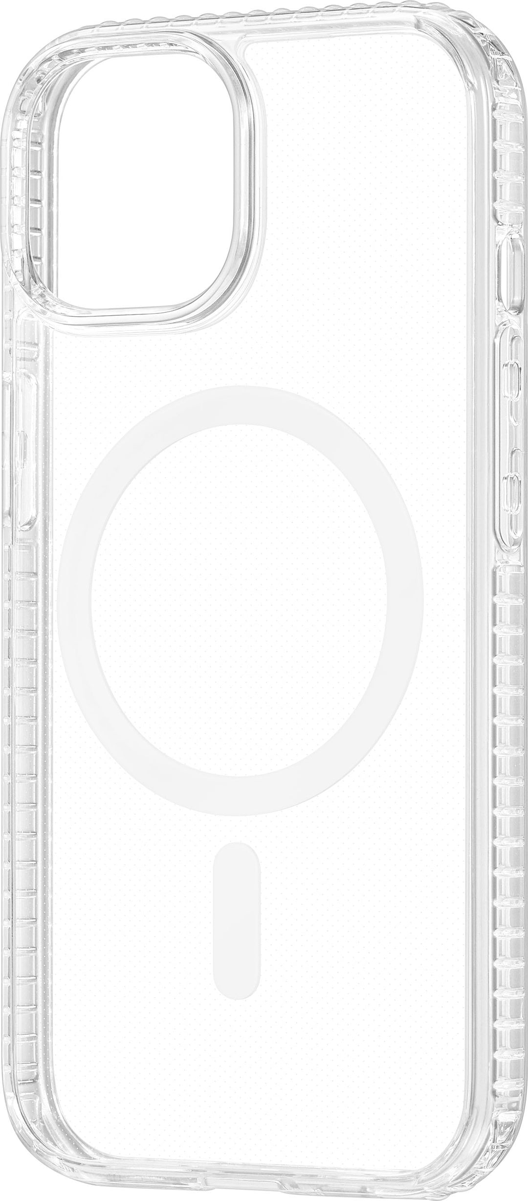 Insignia™ - Hard-Shell Case with MagSafe for iPhone 15 - Clear_4