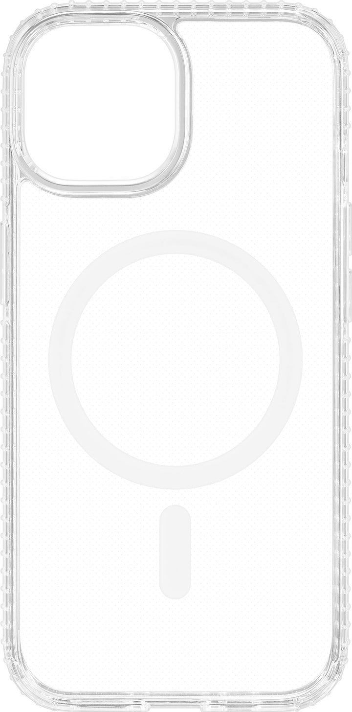 Insignia™ - Hard-Shell Case with MagSafe for iPhone 15 - Clear_0