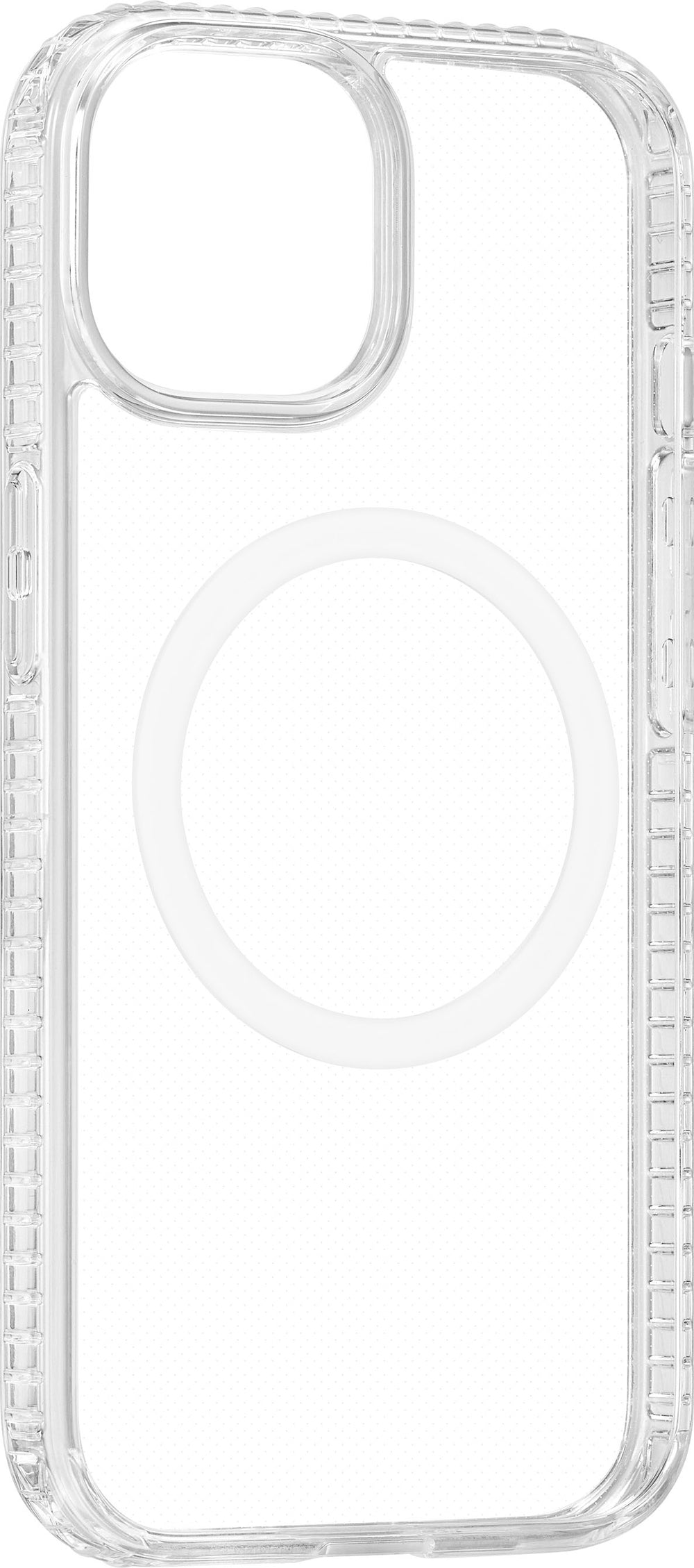 Insignia™ - Hard-Shell Case with MagSafe for iPhone 15 - Clear_1