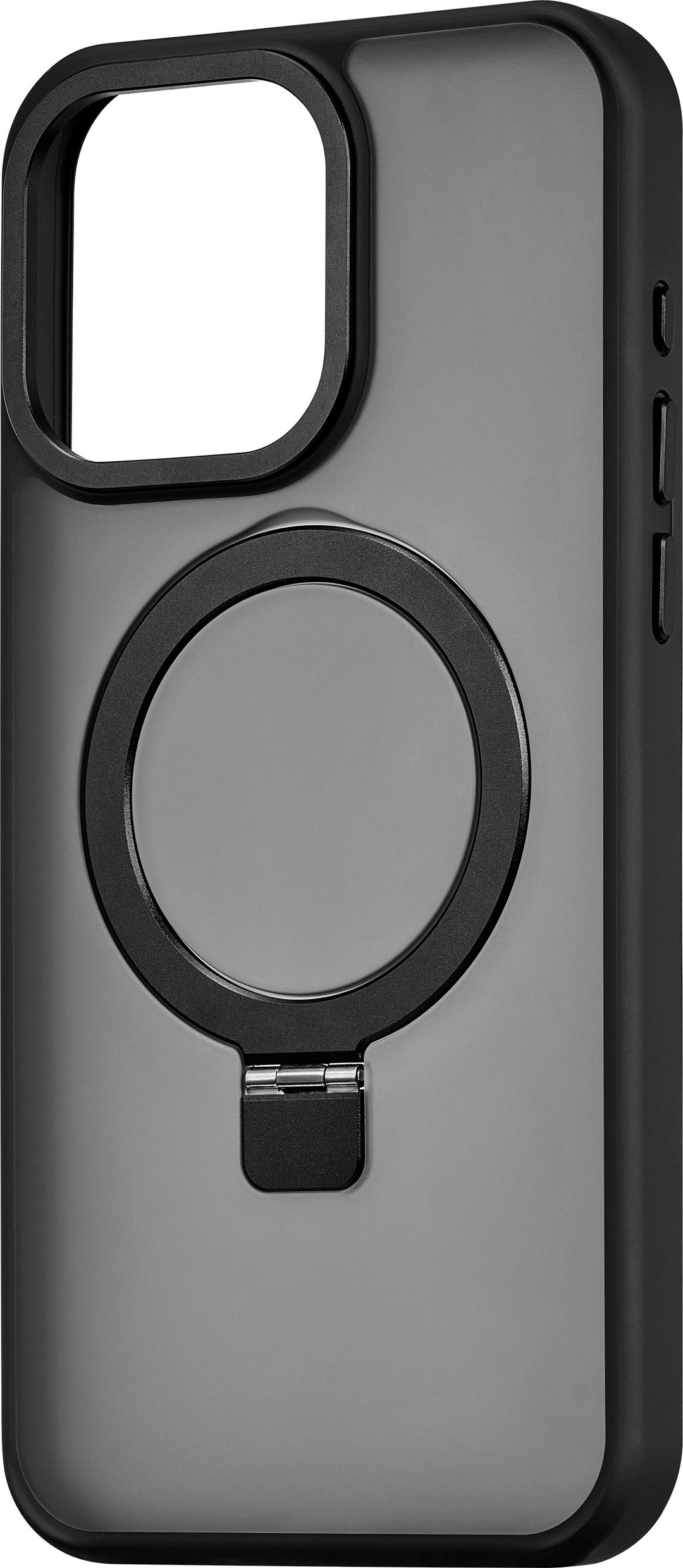 Insignia™ - Hard-Shell Case with MagSafe Kickstand for iPhone 15 Pro Max - Black_4
