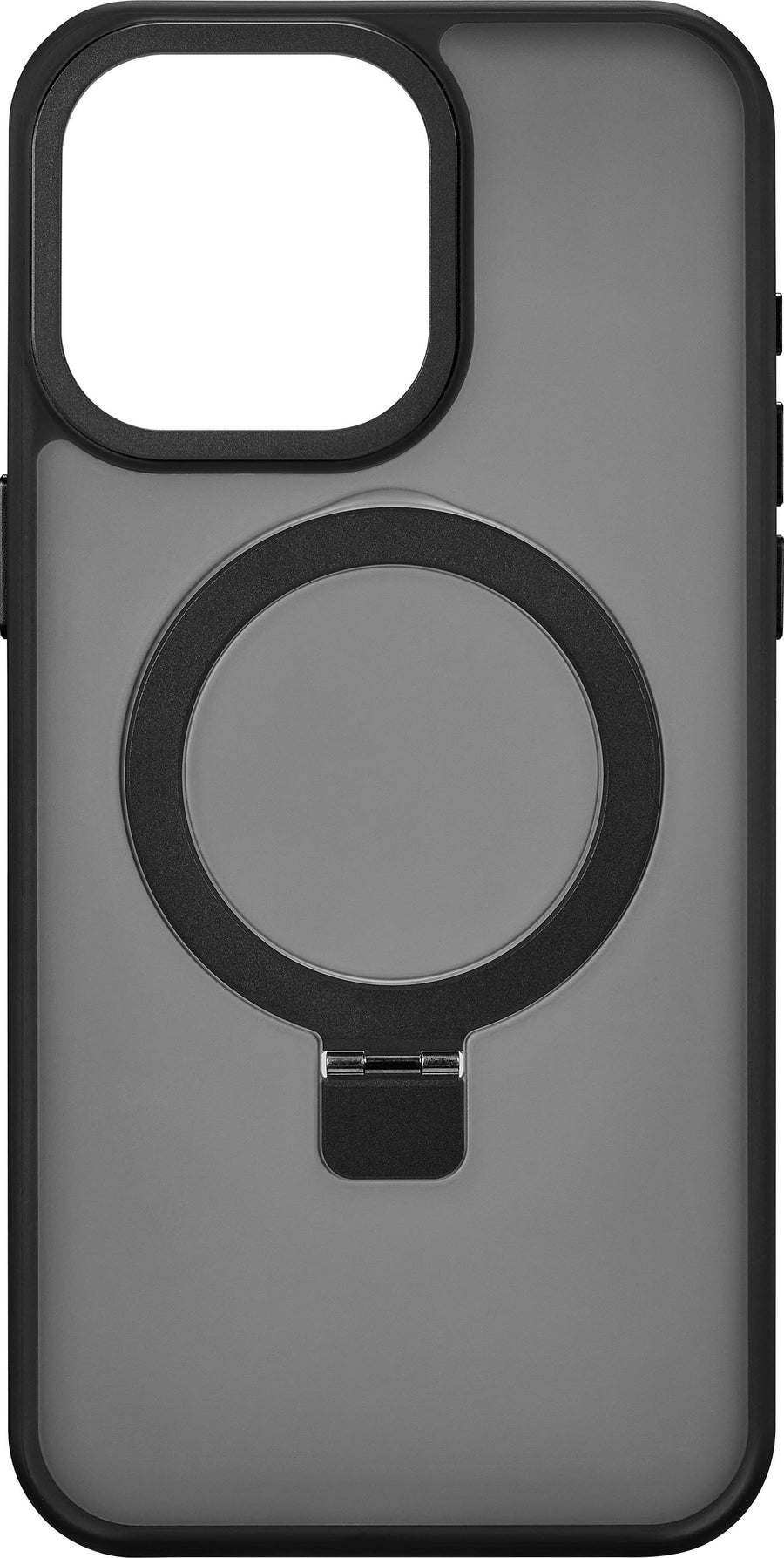 Insignia™ - Hard-Shell Case with MagSafe Kickstand for iPhone 15 Pro Max - Black_0