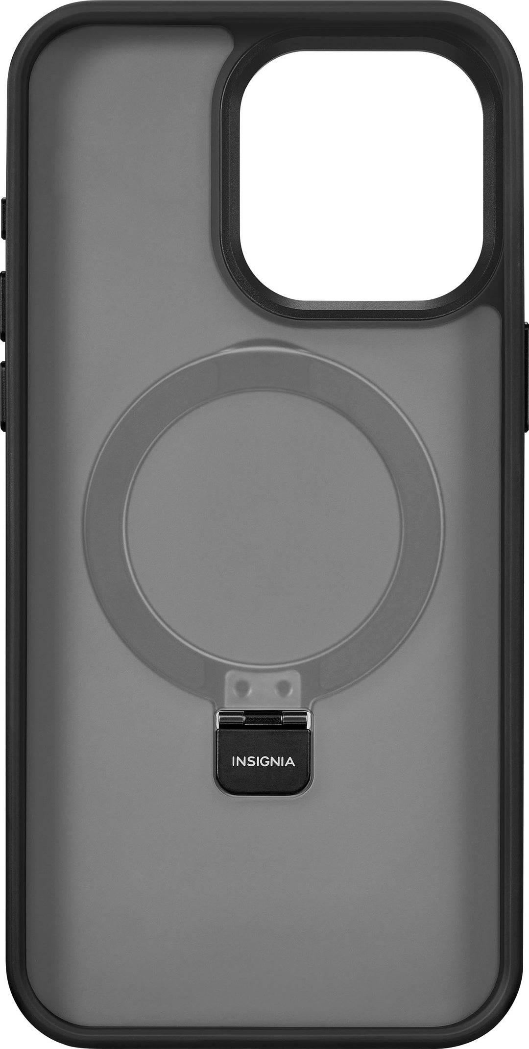 Insignia™ - Hard-Shell Case with MagSafe Kickstand for iPhone 15 Pro Max - Black_3
