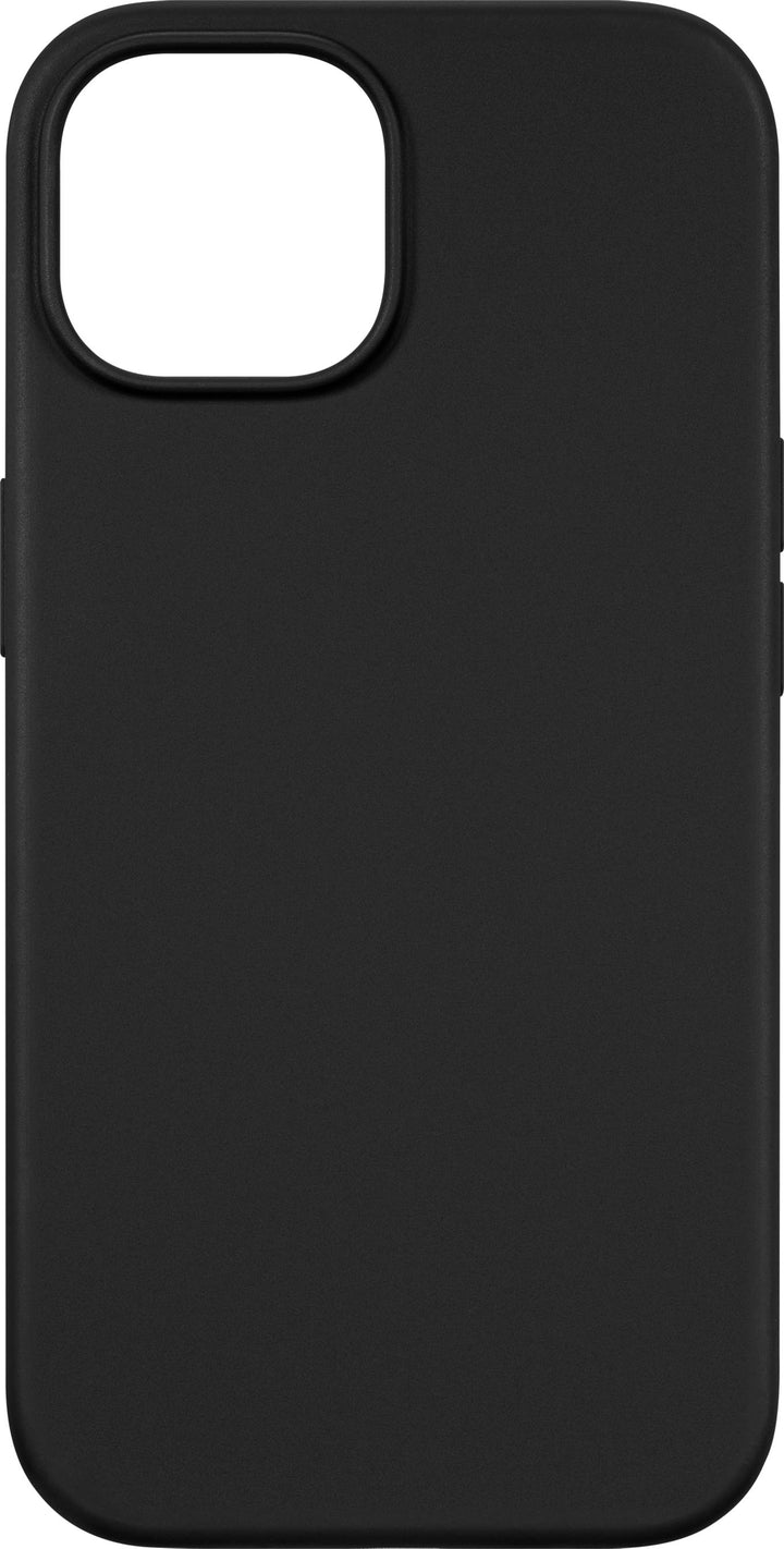 Insignia™ - Silicone Case with MagSafe for iPhone 15 - Black_0
