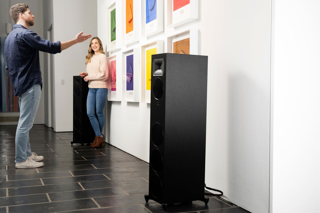 MartinLogan - Motion Foundation Series 3-Way Floorstanding Speaker with 5.5” Midrange and Triple 6.5” Bass Drivers (Each) - Walnut_18