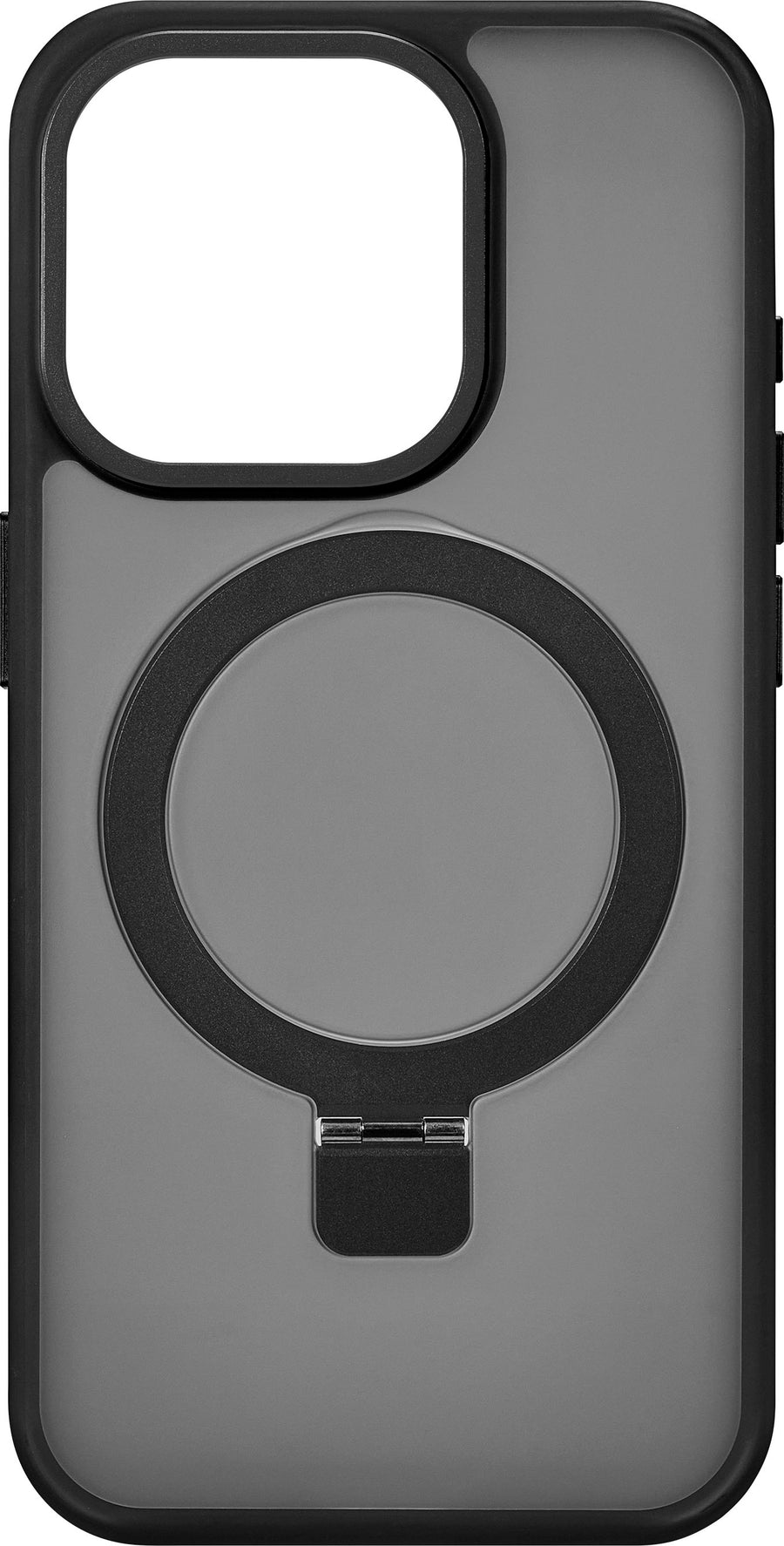 Insignia™ - Hard-Shell Case with MagSafe Kickstand for iPhone 15 Pro - Black_0