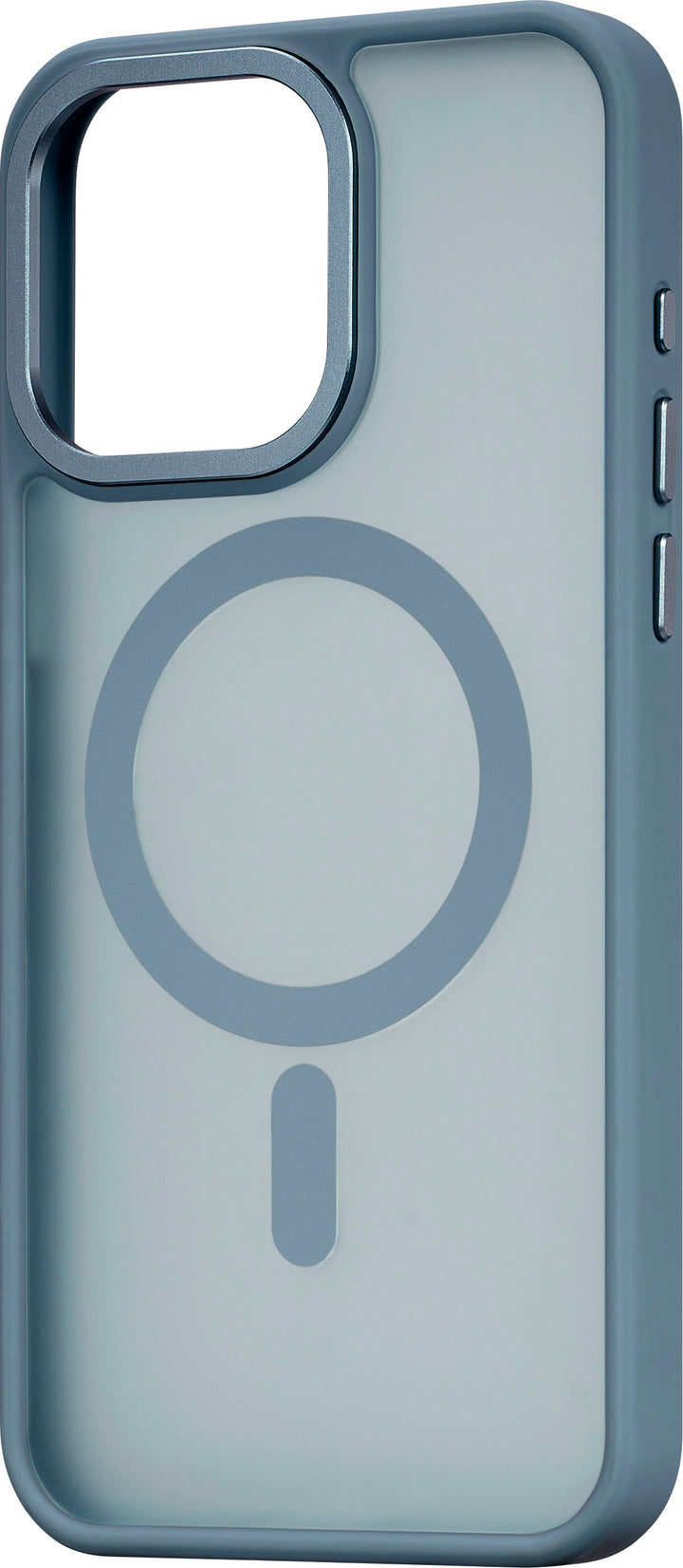Insignia™ - Hard-Shell Bumper Case with MagSafe for iPhone 15 Pro Max - Teal_4