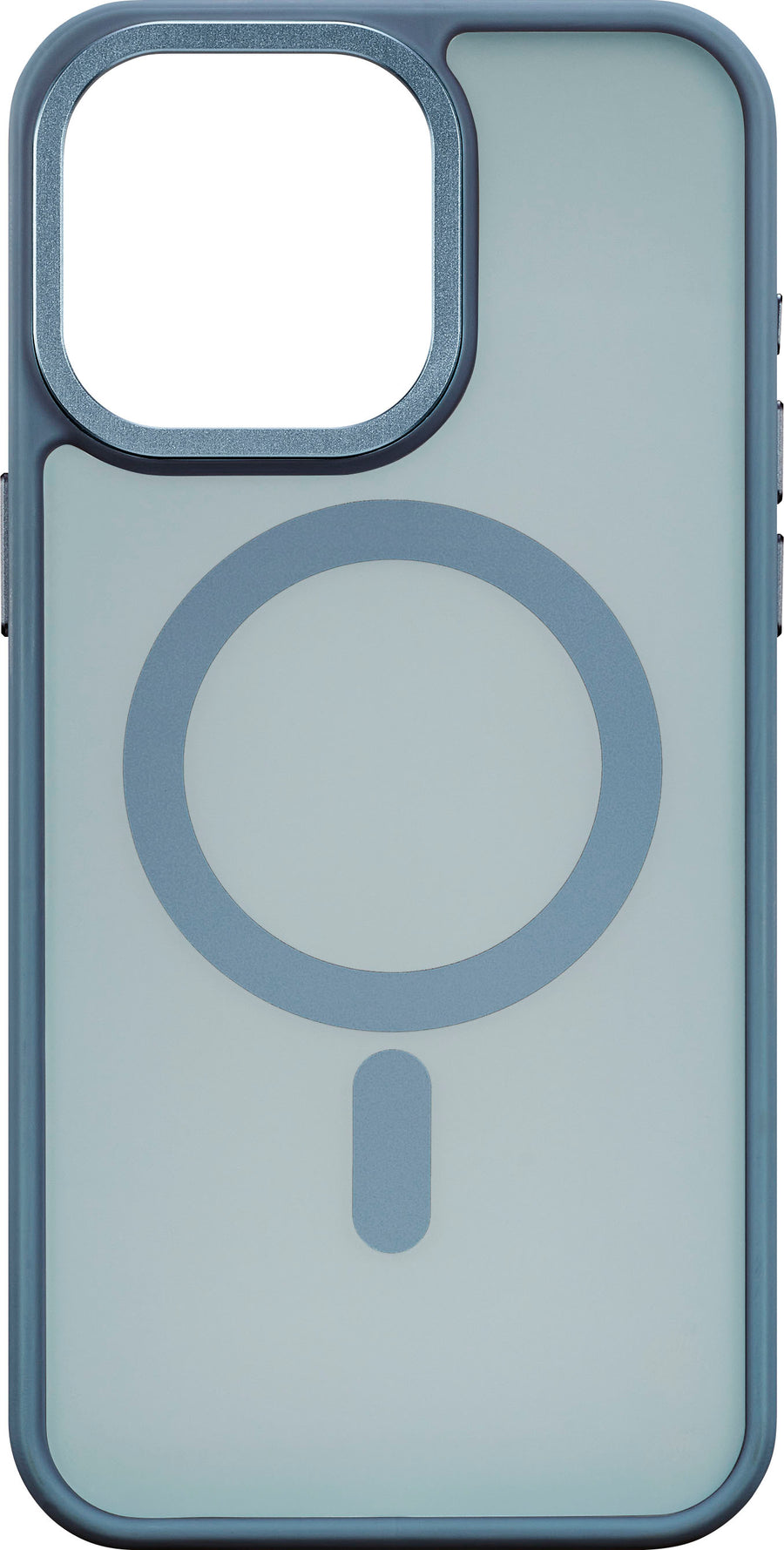 Insignia™ - Hard-Shell Bumper Case with MagSafe for iPhone 15 Pro Max - Teal_0