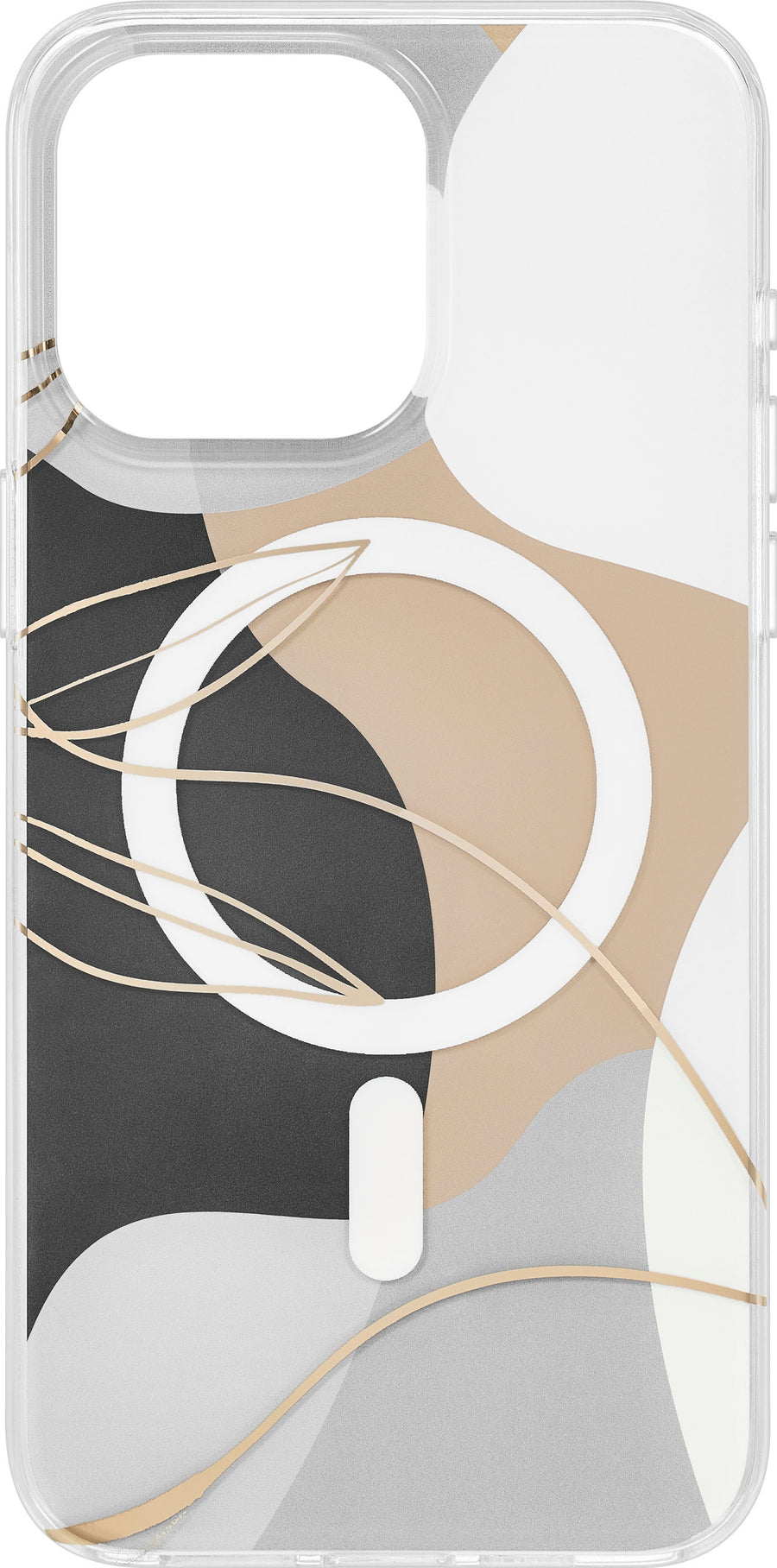 Insignia™ - Hard-Shell Case with MagSafe for iPhone 15 Pro Max - Abstract Pattern_0