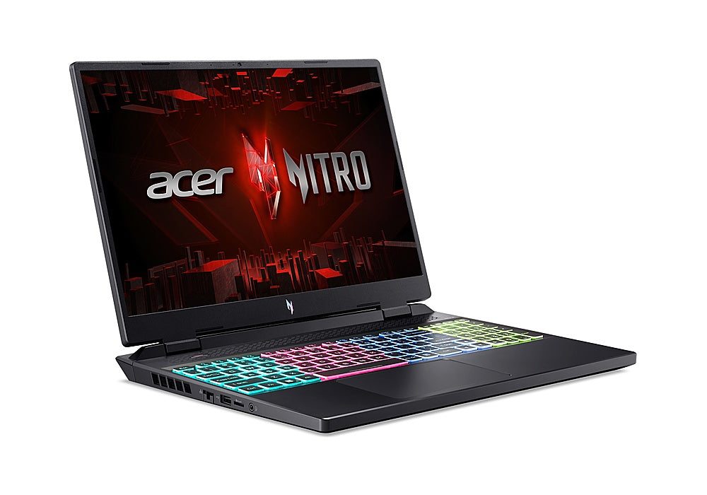 Acer - Nitro 16- 16" 165Hz Gaming Laptop WUXGA – AMD Ryzen 9 7940HS with 16 GB memory - GeForce RTX 4070 -1TB PCIe Gen 4 SSD - Obsidian Black_1