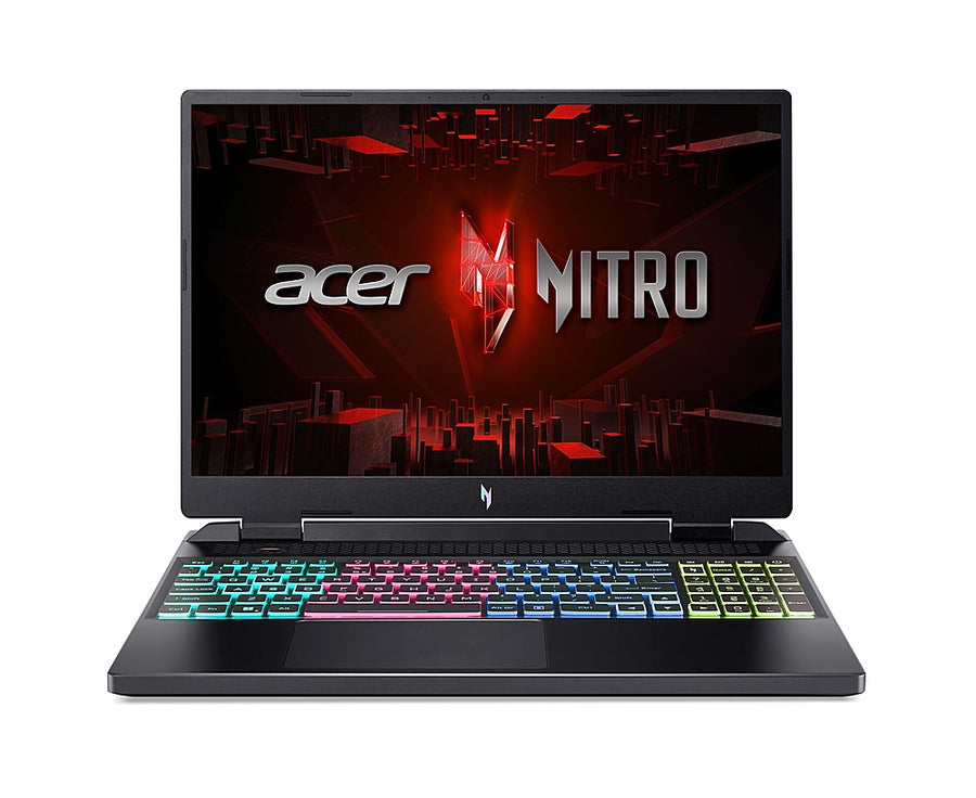 Acer - Nitro 16- 16" 165Hz Gaming Laptop WUXGA – AMD Ryzen 9 7940HS with 16 GB memory - GeForce RTX 4070 -1TB PCIe Gen 4 SSD - Obsidian Black_0