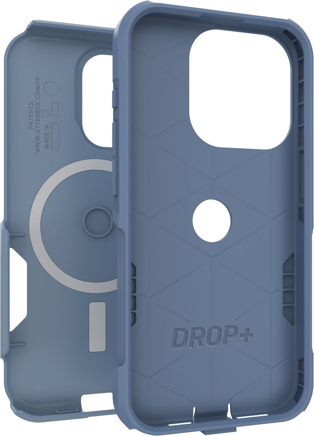 OtterBox - Commuter Series for MagSafe Hard Shell for Apple iPhone 15 Pro - Crisp Denim_1