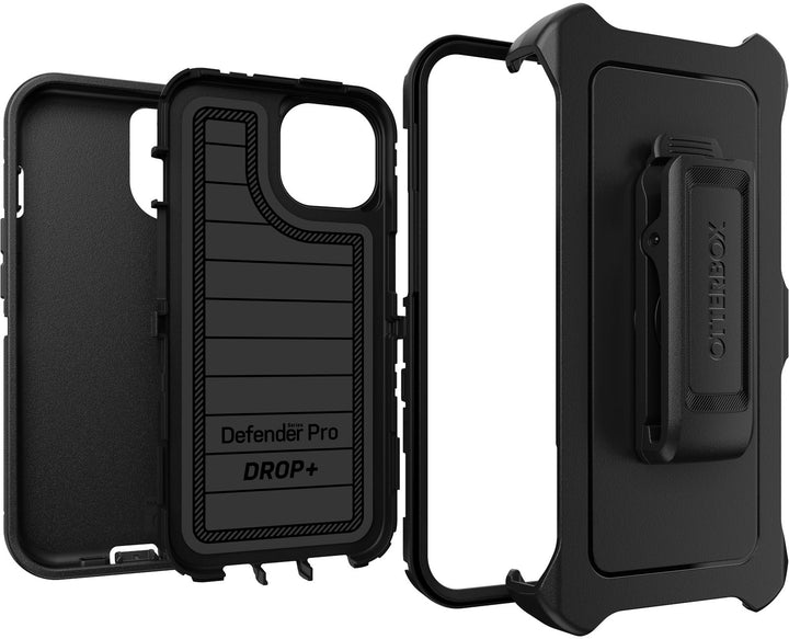 OtterBox - Defender Series Pro Hard Shell for Apple iPhone iPhone 15, Apple iPhone 14, and Apple iPhone 13 - Black_1