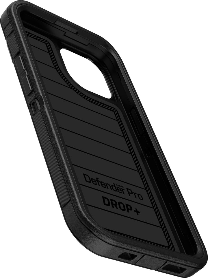 OtterBox - Defender Series Pro Hard Shell for Apple iPhone iPhone 15, Apple iPhone 14, and Apple iPhone 13 - Black_4
