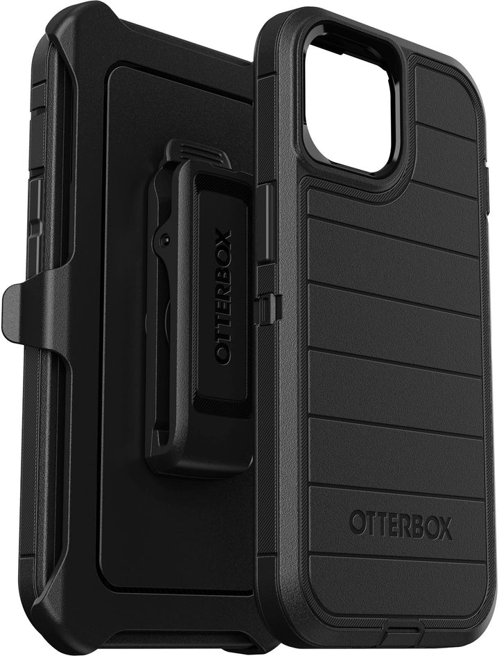 OtterBox - Defender Series Pro Hard Shell for Apple iPhone iPhone 15, Apple iPhone 14, and Apple iPhone 13 - Black_3