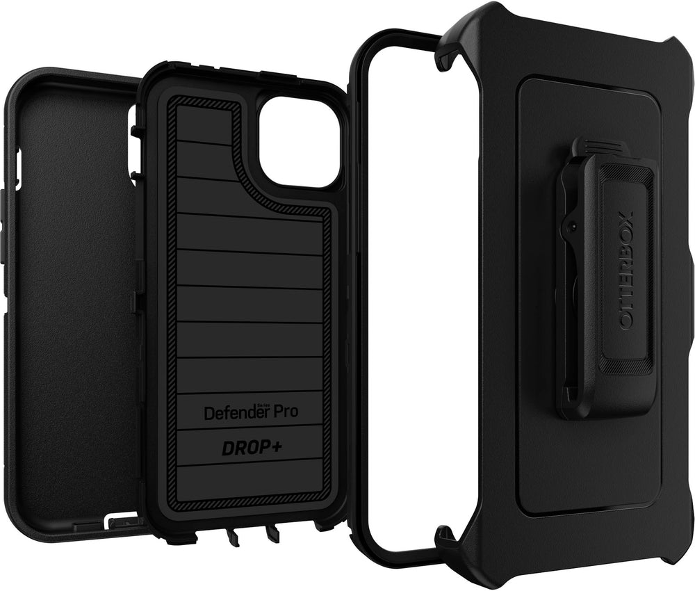 OtterBox - Defender Series Pro Hard Shell for Apple iPhone 15 Plus and Apple iPhone 14 Plus - Black_1