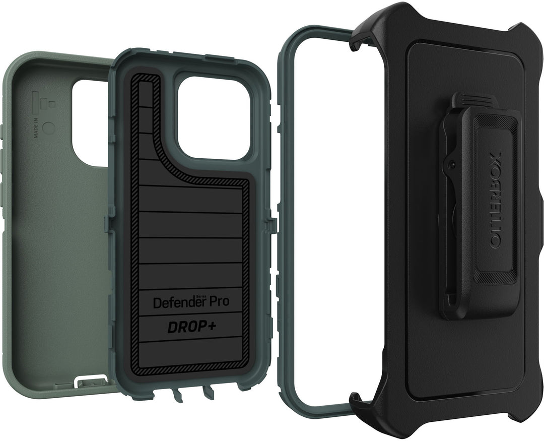 OtterBox - Defender Series Pro Hard Shell for Apple iPhone 15 Pro - Forest Ranger_1