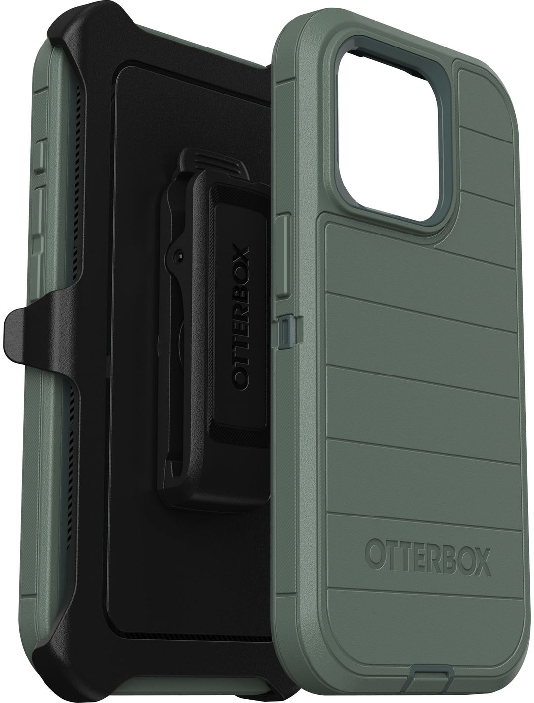 OtterBox - Defender Series Pro Hard Shell for Apple iPhone 15 Pro - Forest Ranger_3