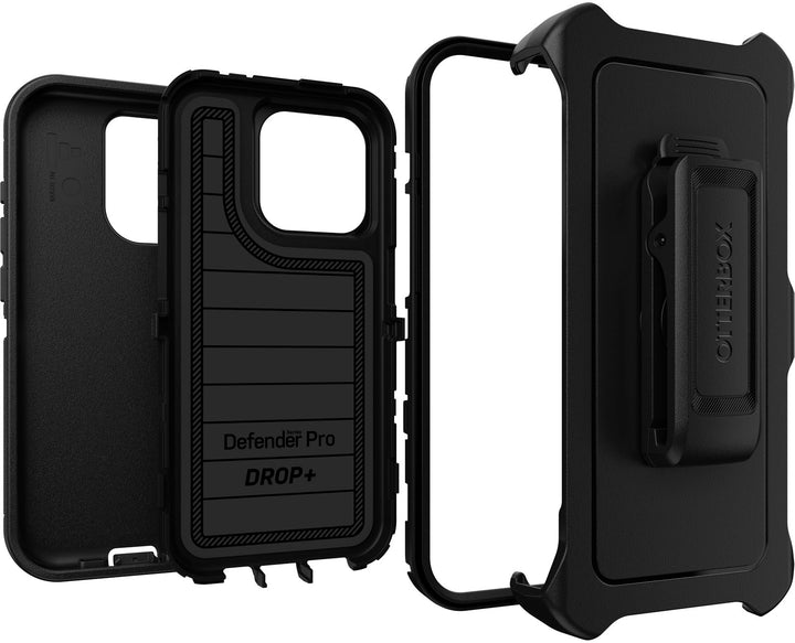 OtterBox - Defender Series Pro Hard Shell for Apple iPhone 15 Pro - Black_1