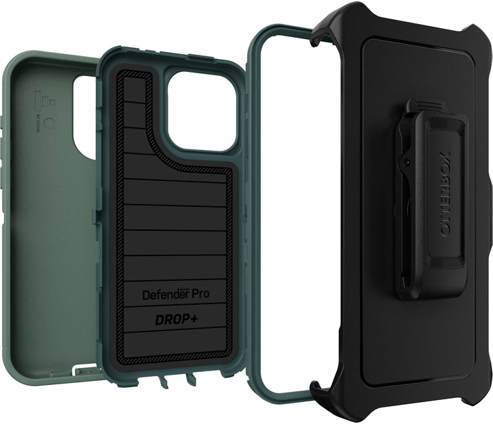 OtterBox - Defender Series Pro Hard Shell for Apple iPhone 15 Pro Max - Forest Ranger_1