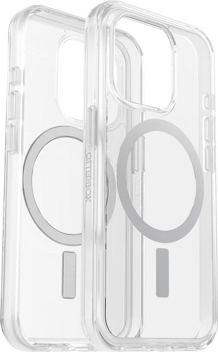 OtterBox - Symmetry Series for MagSafe Hard Shell for Apple iPhone 15 Pro - Clear_2