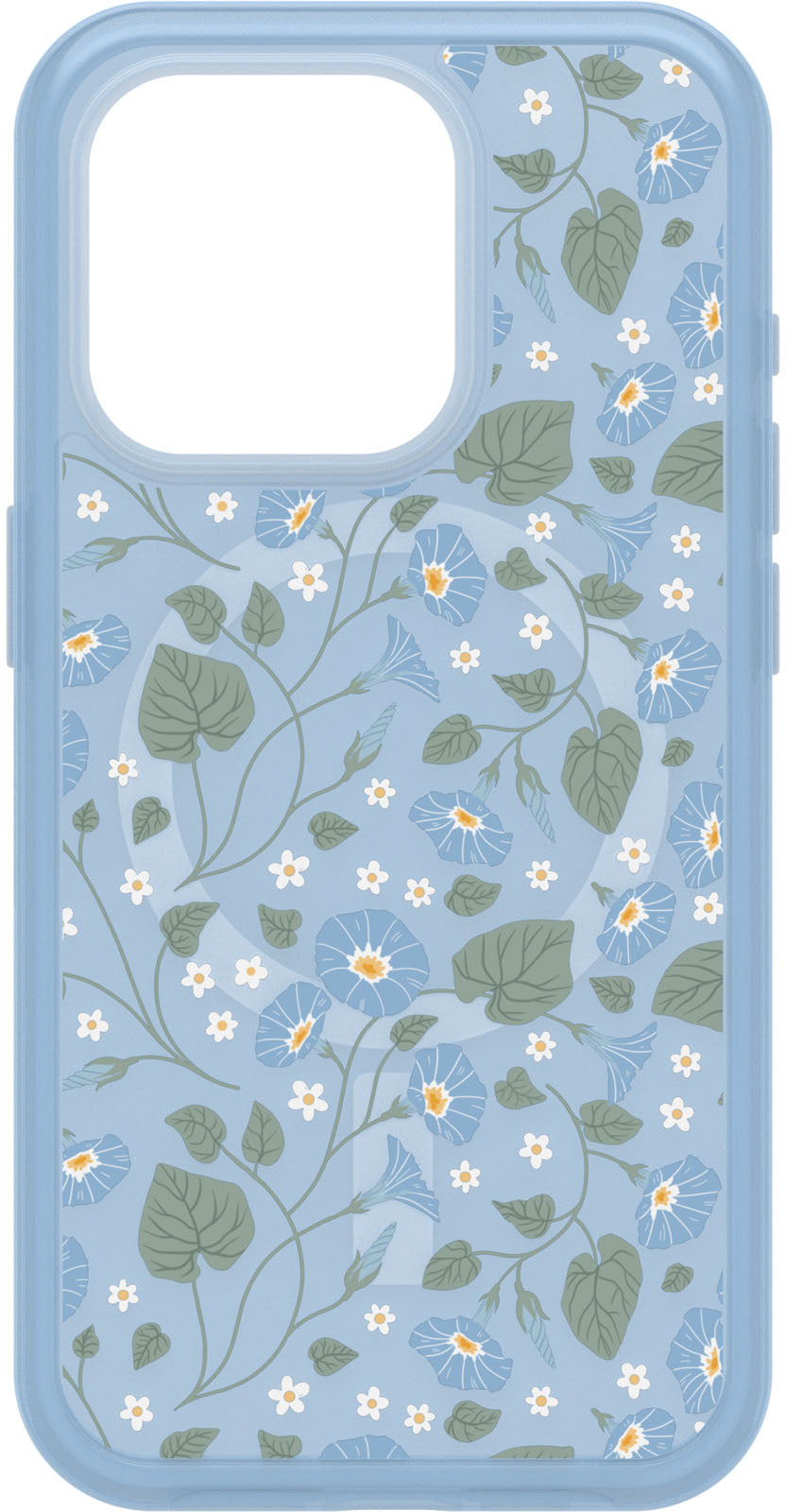 OtterBox - Symmetry Series for MagSafe Hard Shell for Apple iPhone 15 Pro - Dawn Floral_0