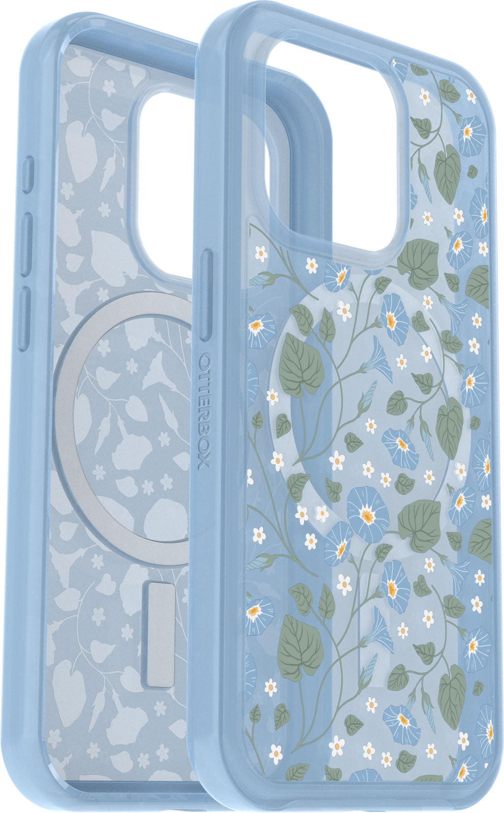 OtterBox - Symmetry Series for MagSafe Hard Shell for Apple iPhone 15 Pro - Dawn Floral_2