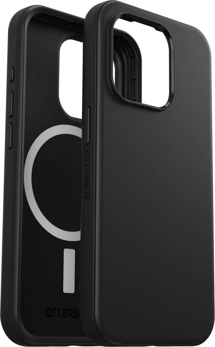 OtterBox - Symmetry Series for MagSafe Hard Shell for Apple iPhone 15 Pro - Black_2