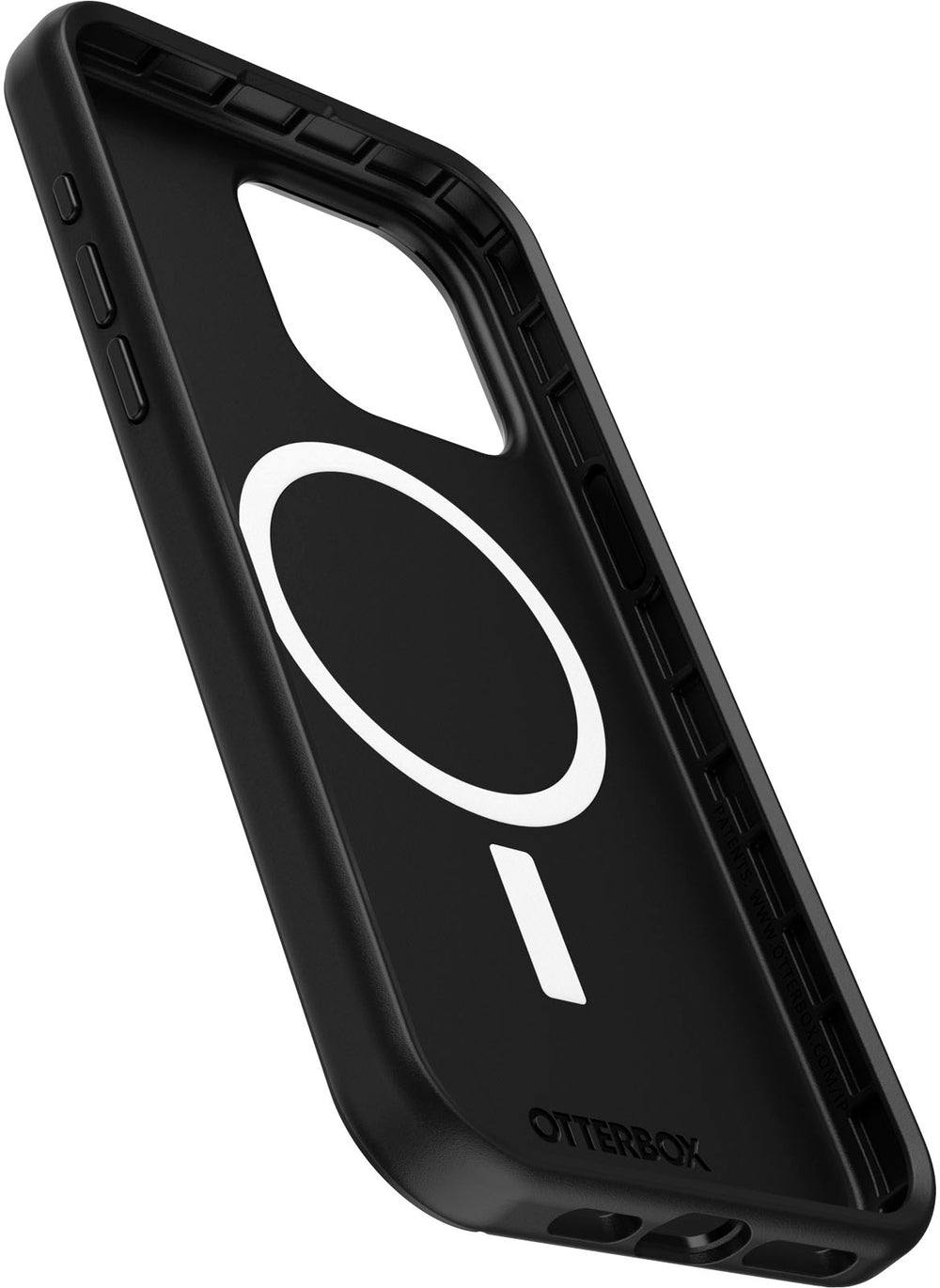 OtterBox - Symmetry Series for MagSafe Hard Shell for Apple iPhone 15 Pro Max - Black_1
