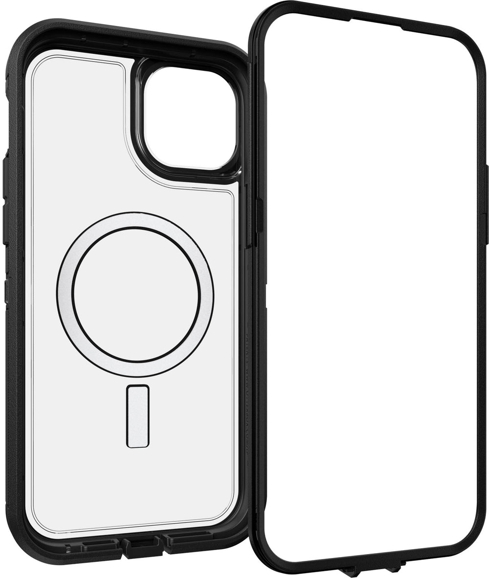 OtterBox - Defender Series Pro XT for MagSafe Hard Shell for Apple iPhone 15 Plus and Apple iPhone 14 Plus - Dark Side_1