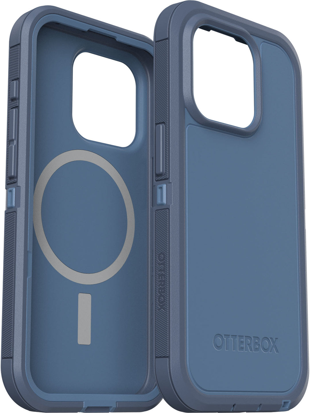 OtterBox - Defender Series Pro XT for MagSafe Hard Shell for Apple iPhone 15 Pro - Baby Blue Jeans_3