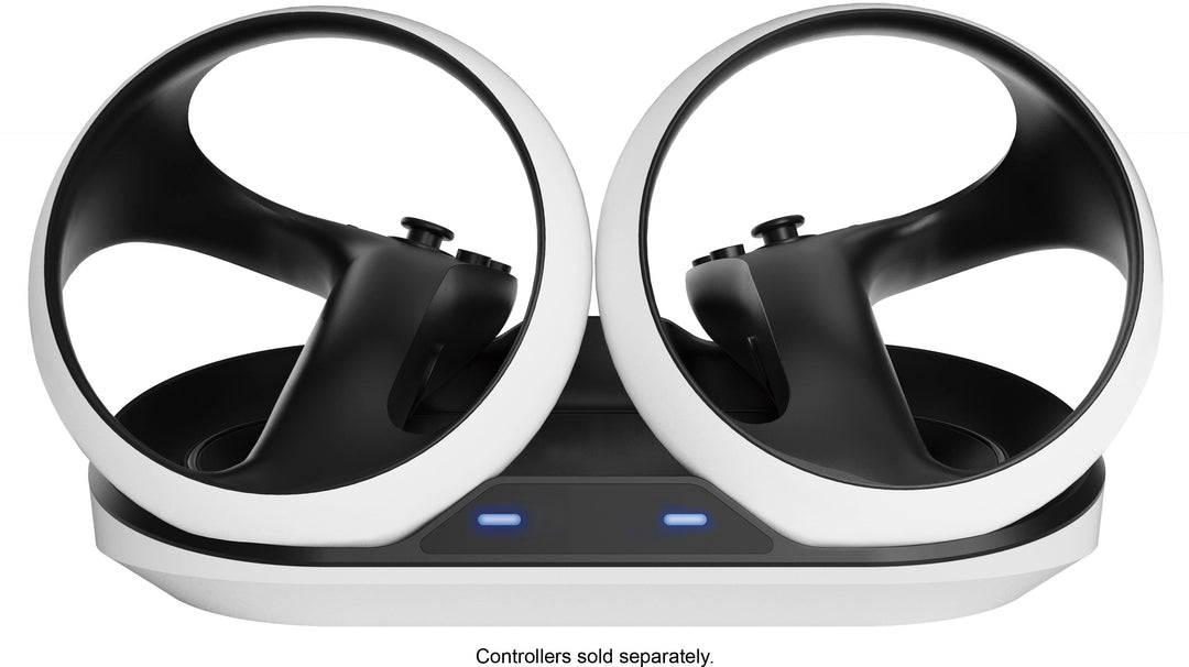 Insignia™ - Dual Charge Station for Sony PlayStation VR2 Sense Controllers - White/Black_4