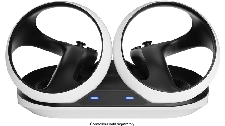 Insignia™ - Dual Charge Station for Sony PlayStation VR2 Sense Controllers - White/Black_4