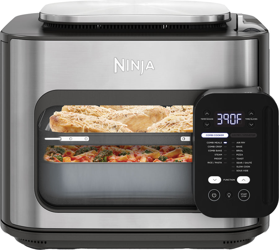 Ninja - Combi All-in-One Multicooker, Oven, & Air Fryer, Complete Meals in 15 Mins, 14-in-1, Combi Cooker + Air Fry - Stainless Steel_0