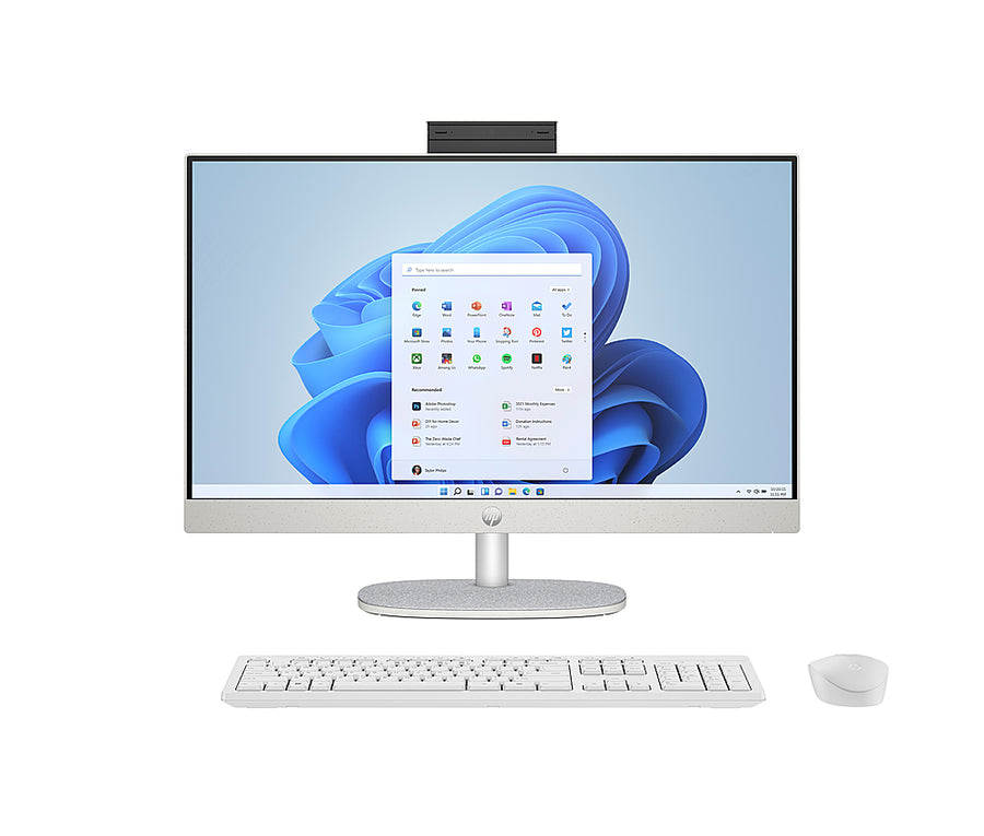 HP - 23.8"  Touch-Screen  All-In-One - Intel Core i5-1335U - 8GB Memory - 256GB SSD - Shell white_0