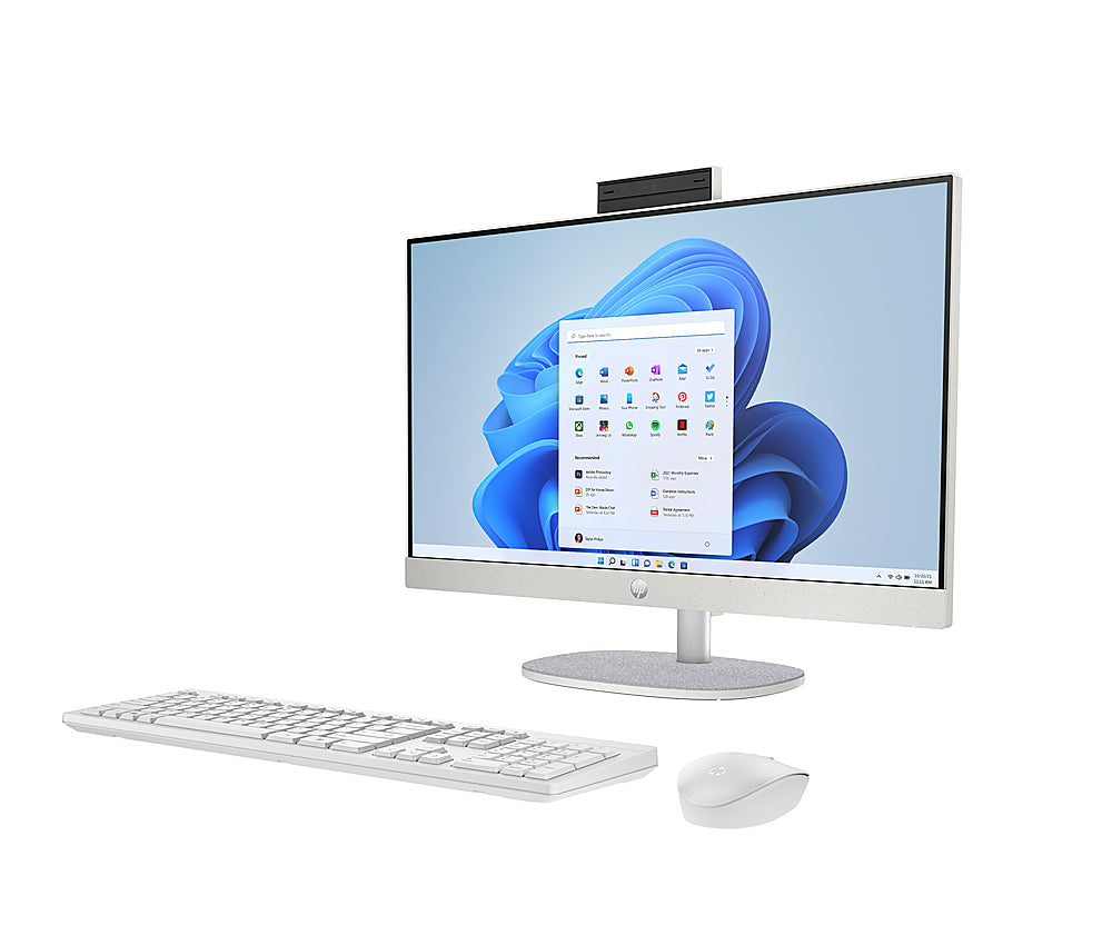 HP - 23.8"  Touch-Screen  All-In-One - Intel Core i5-1335U - 8GB Memory - 256GB SSD - Shell white_1