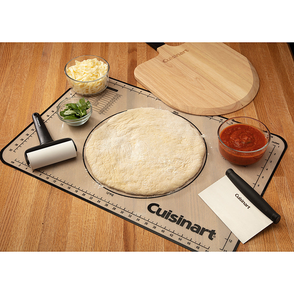 Cuisinart - 5 Piece Pizza Prep & Serve Kit - Silver_1