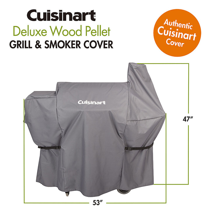 Cuisinart - Deluxe Pellet Grill Cover - Gray_7