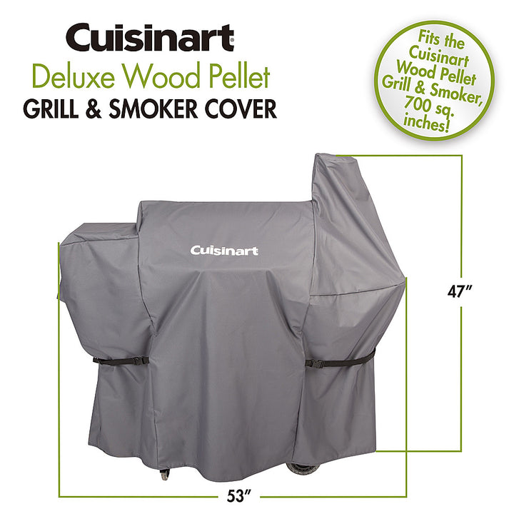 Cuisinart - Deluxe Pellet Grill Cover - Gray_3