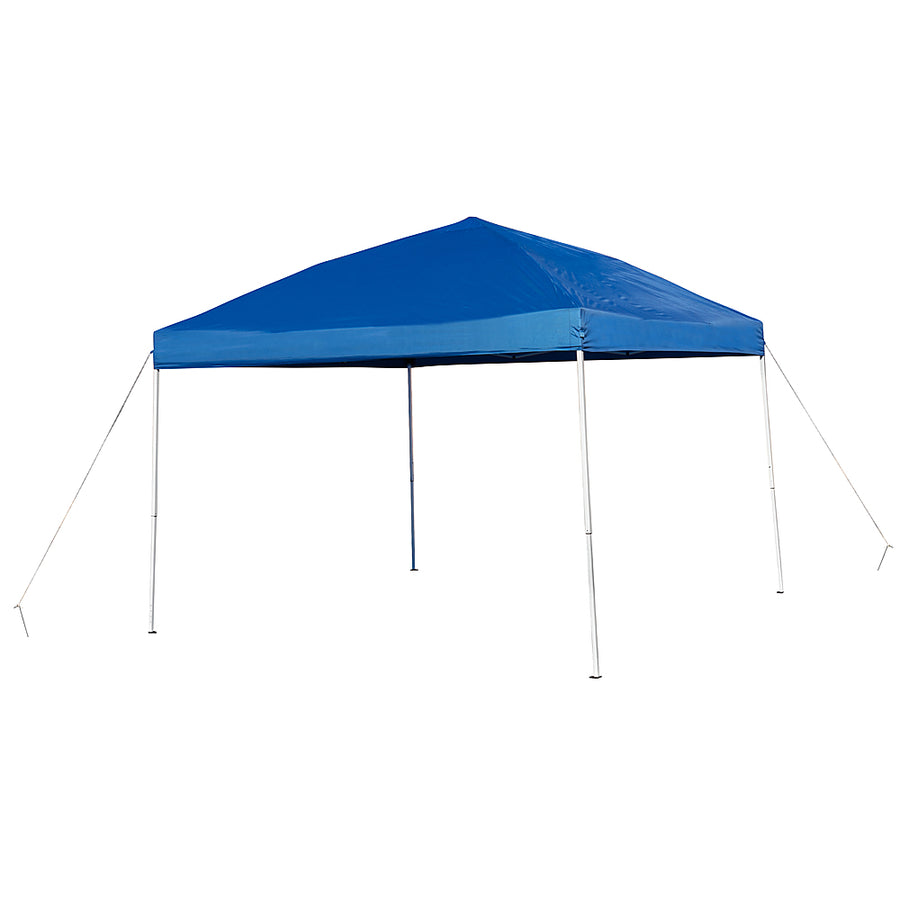Flash Furniture - Harris 10'x10' Blue Weather Resistant Easy Up Event Straight Leg Instant Canopy Tent - Blue_0