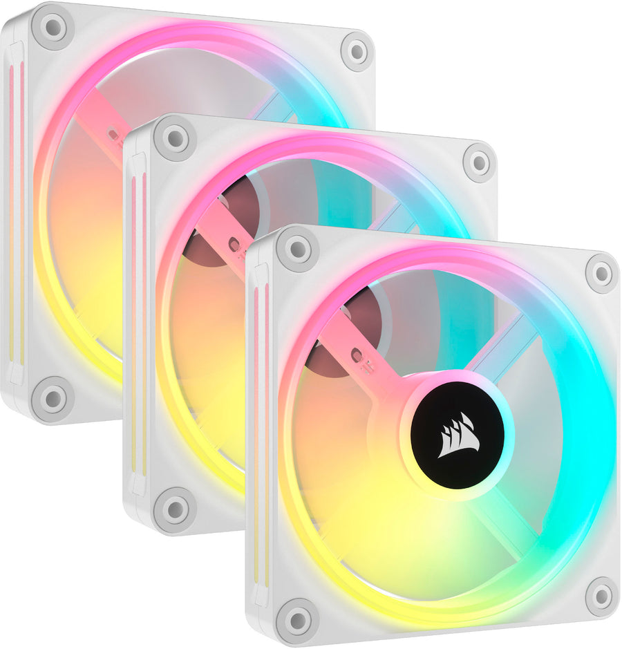 CORSAIR iCUE LINK QX120 RGB 120mm PWM Fans Starter Kit - White_0