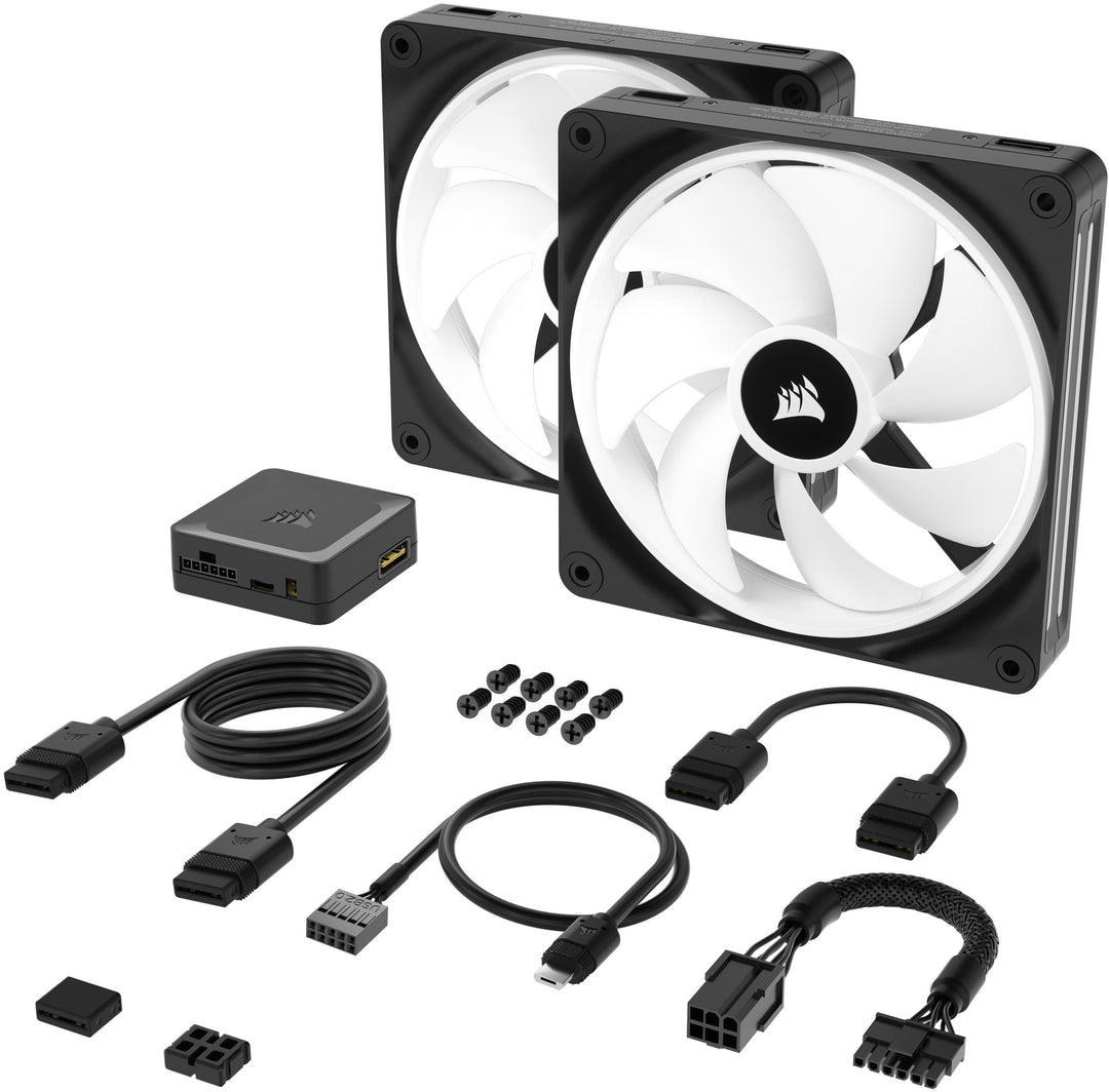 Product Name CORSAIR iCUE LINK QX140 RGB 140mm PWM Fans Starter Kit_4