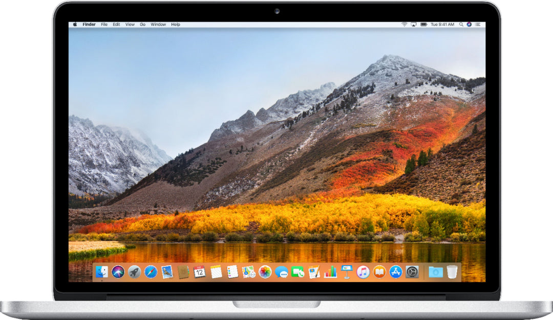 Apple - Geek Squad Certified Refurbished MacBook Pro with Retina display - 13.3" Display - 8GB Memory - 128GB Flash Storage - Silver_0