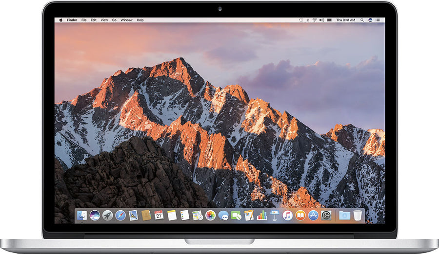 Apple - Geek Squad Certified Refurbished MacBook Pro with Retina display - 13.3" Display - 8GB Memory - 256GB Flash Storage - Silver_0