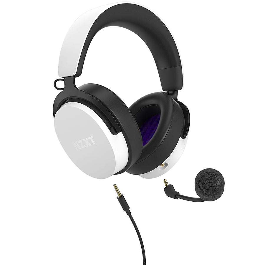 NZXT - Relay Wired Gaming Headset for PC - White_0