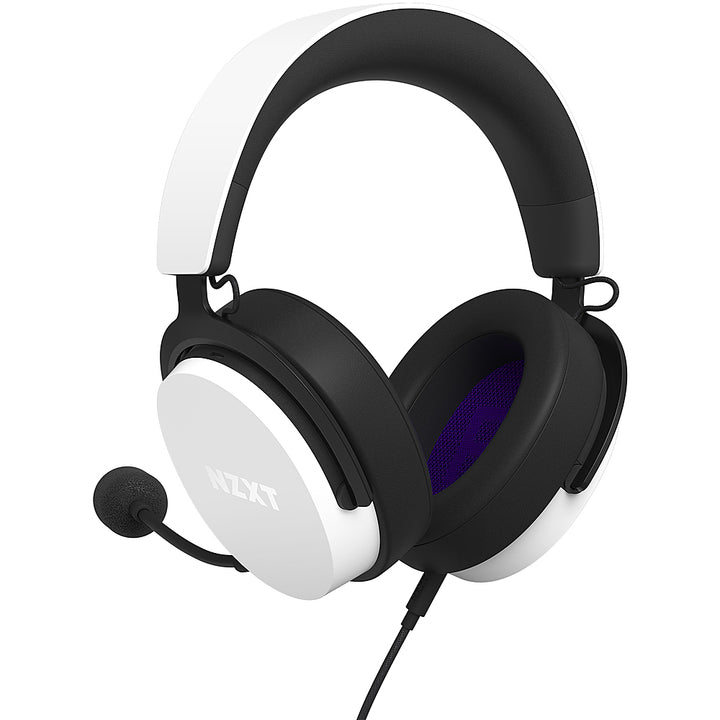 NZXT - Relay Wired Gaming Headset for PC - White_2