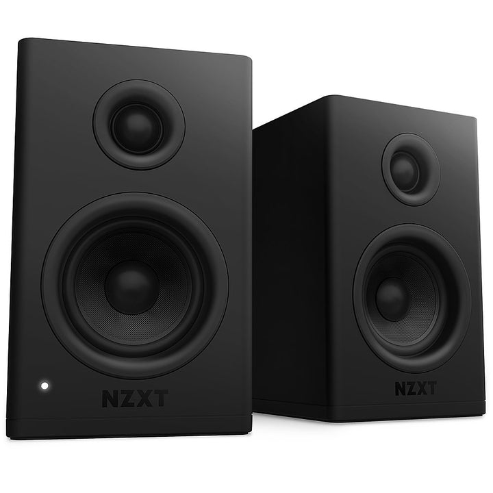 NZXT - Relay Dual Channel Desktop Speakers (2-Piece) - Black_0