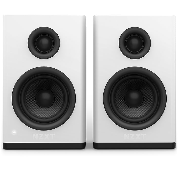 NZXT - Relay Dual Channel Desktop Speakers (2-Piece) - White_3